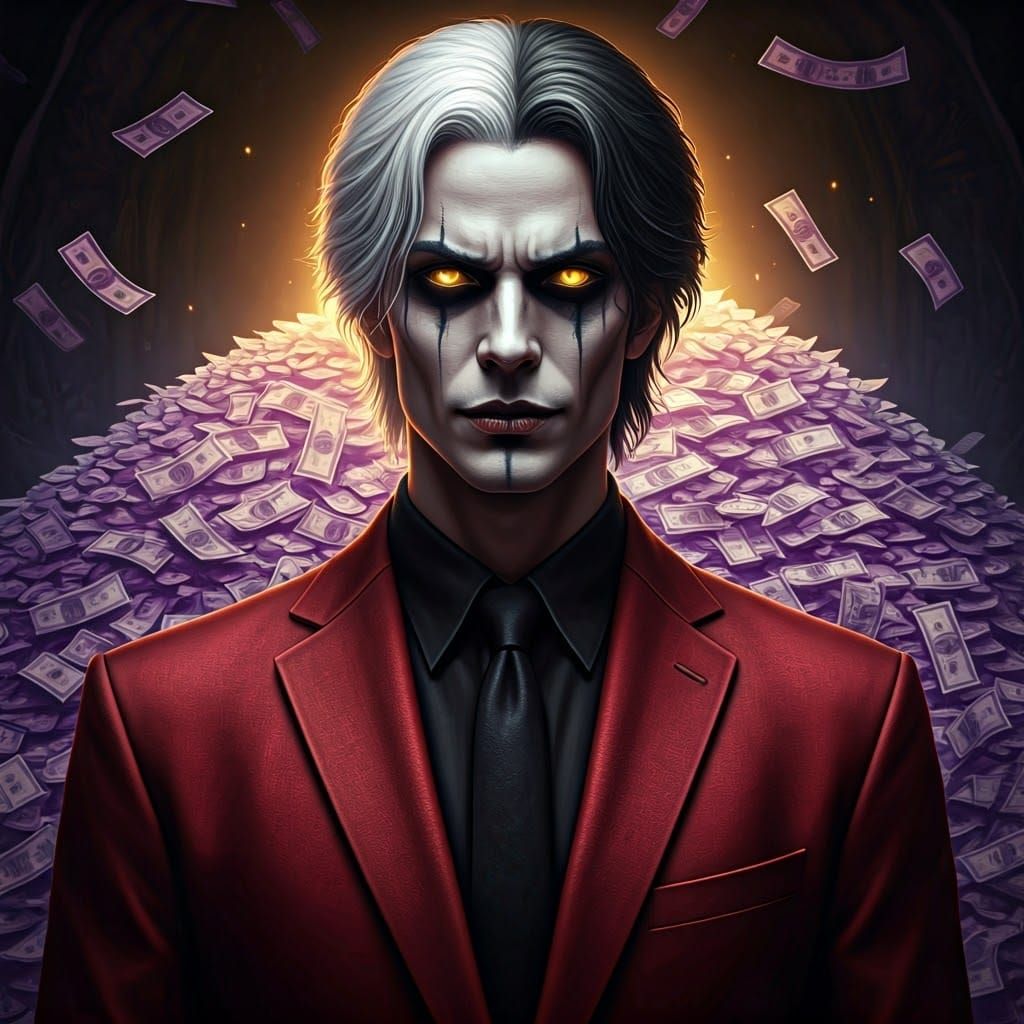 Mosaic Masterpiece of Sinister Greed