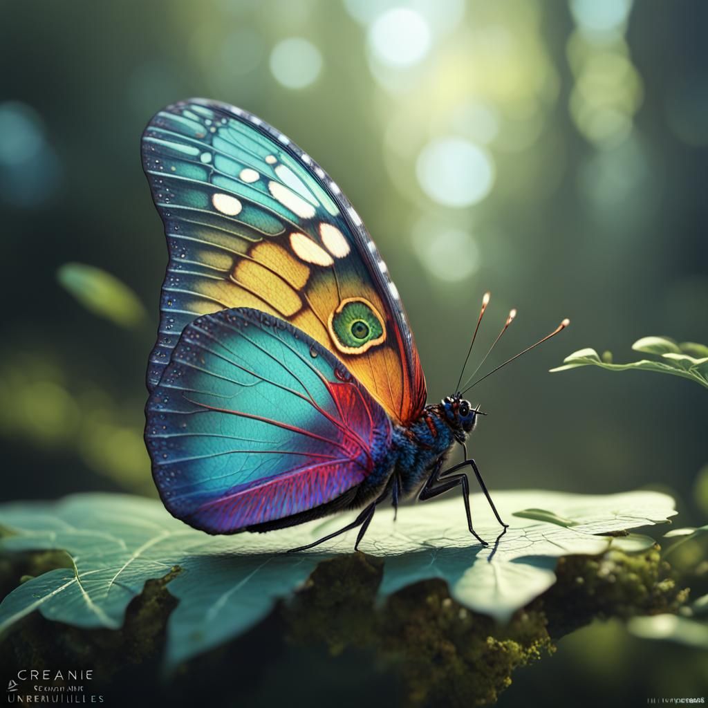 Colorful butterfly (A)