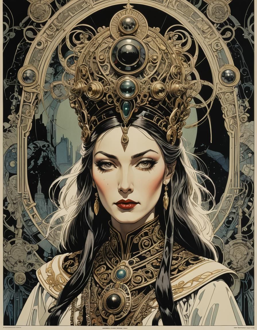 Rita Repulsa Recruitment Poster in Art Deco Style