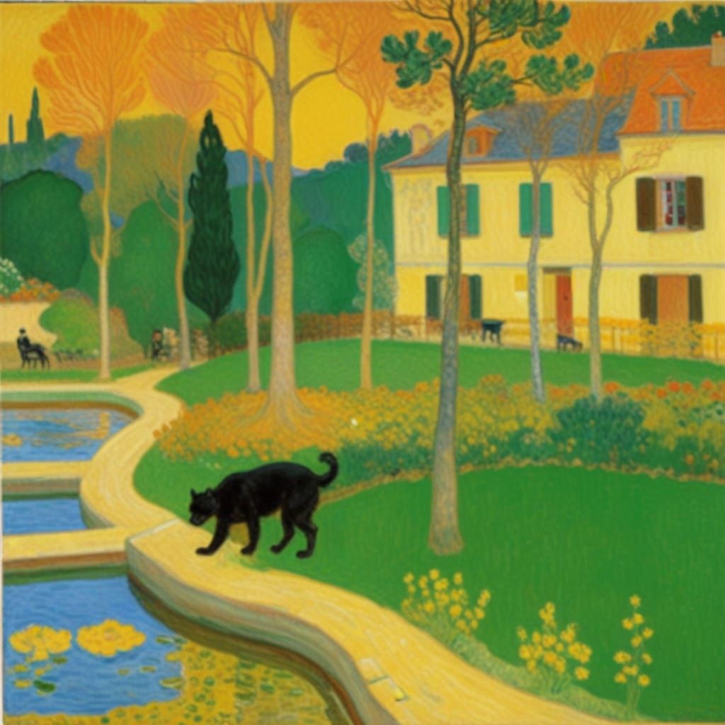 Surrealist Artist Pierre Bonnard in Vibrant Colors