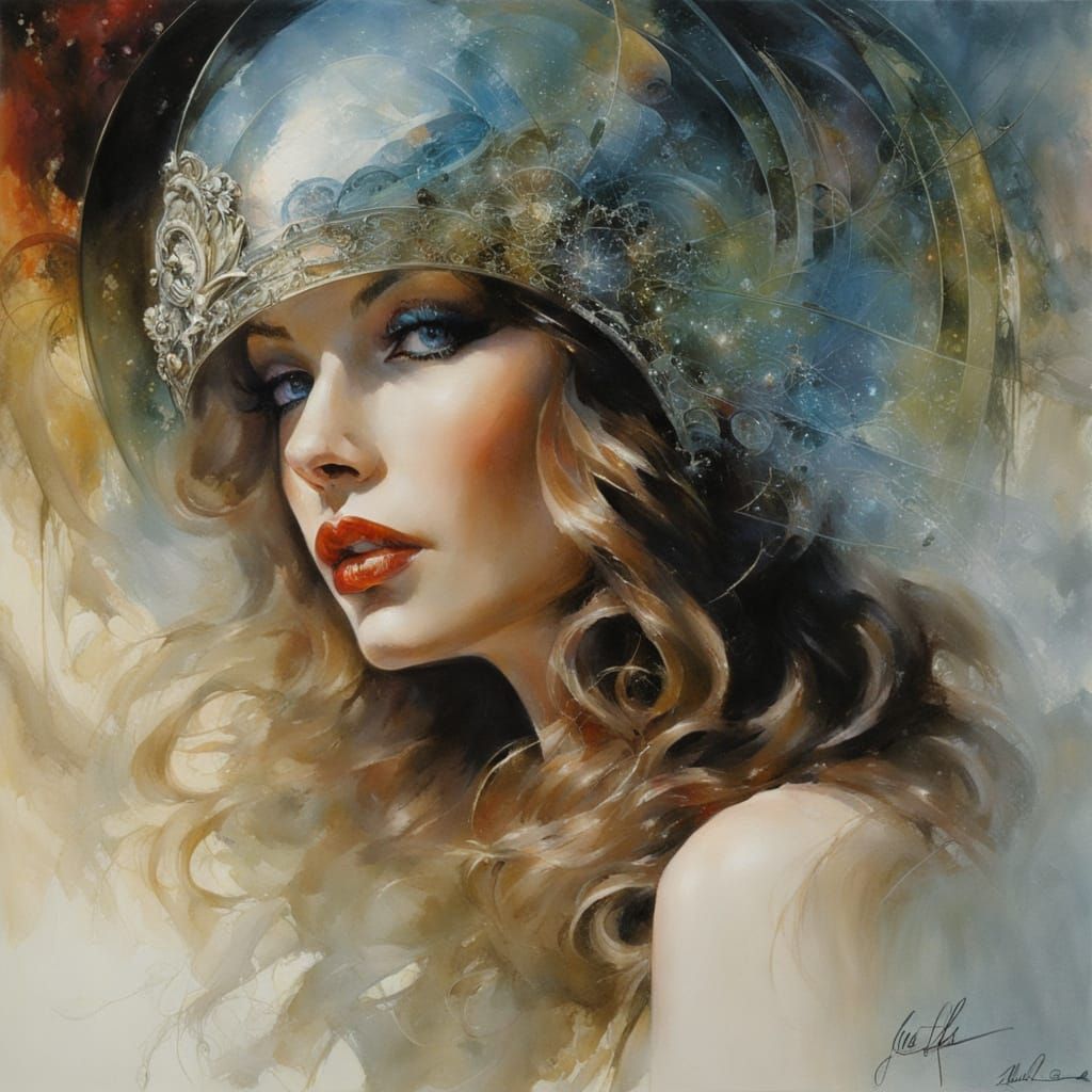 Mannerist Cosmic Scene in Vibrant Colors