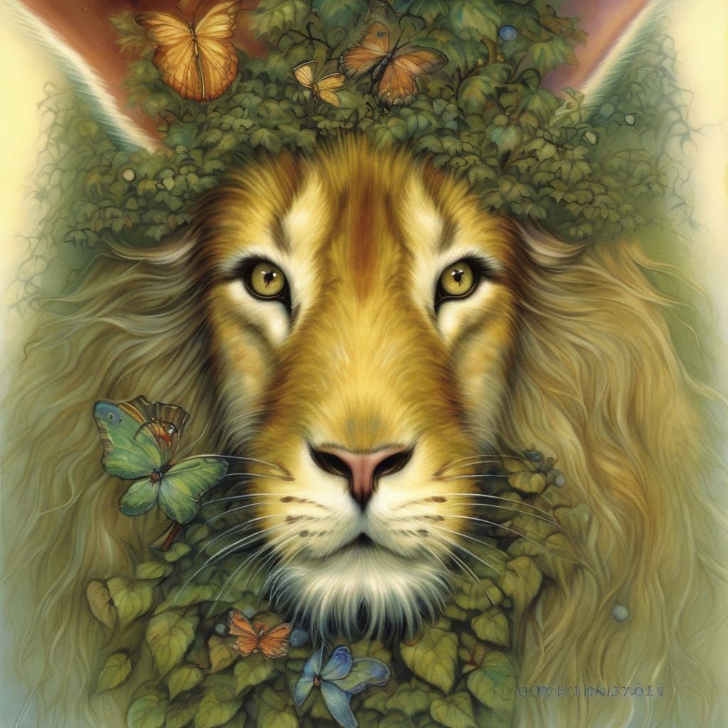 Fluffy Rabbits Soar in Whimsical Woodland Scene