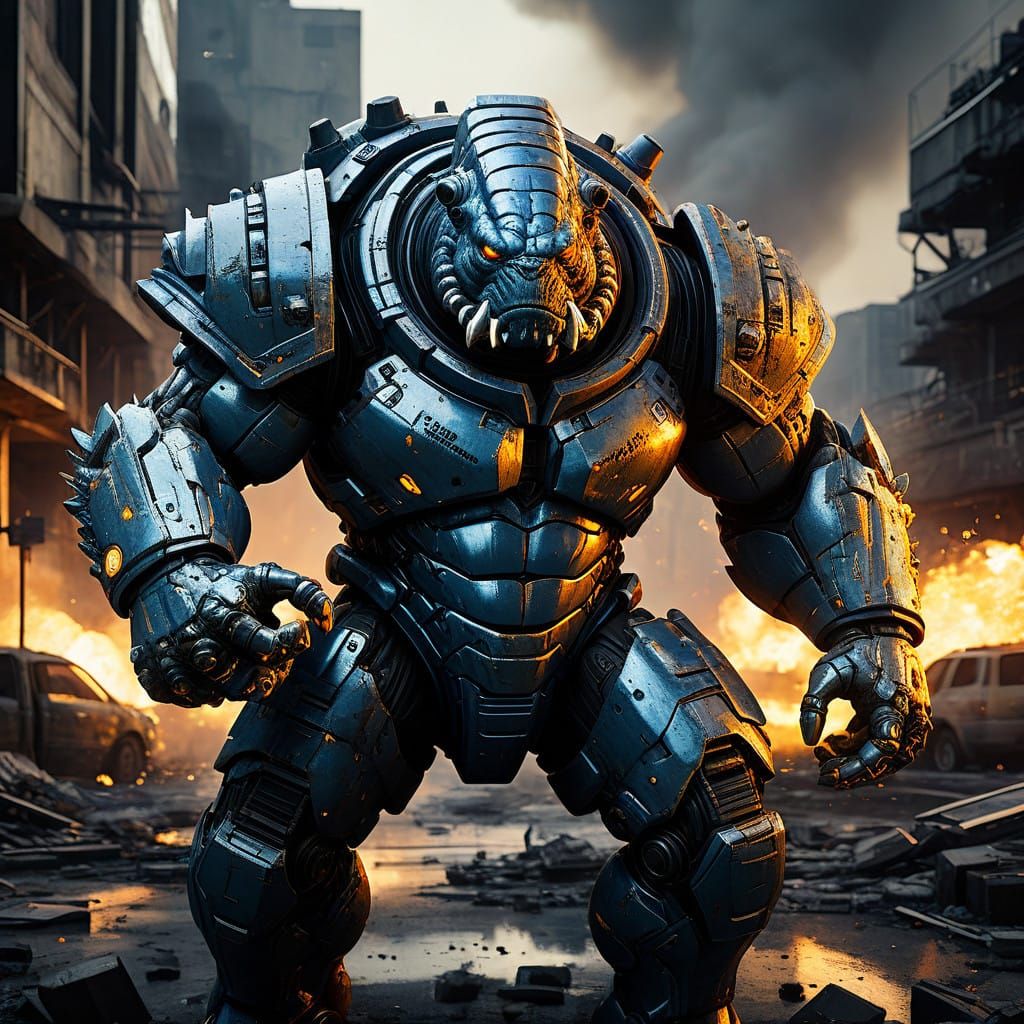 Diamond-Warrior Tardigrade in Industrial Warfare