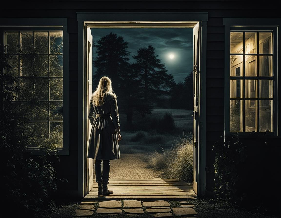 Sneaking Out: A Nighttime Farmhouse Rendezvous