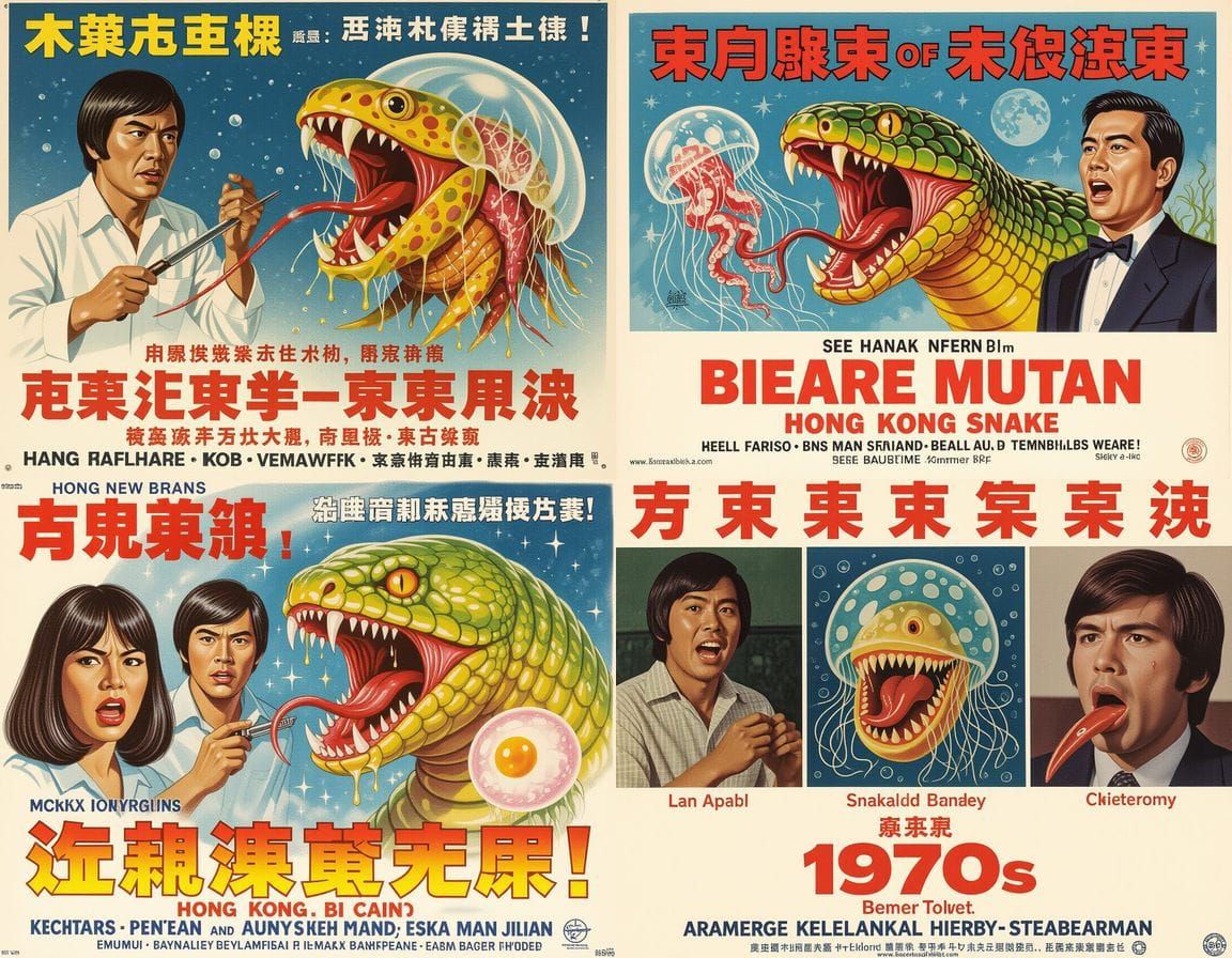Bizarre Mutant Horror: 1970s Movie Poster