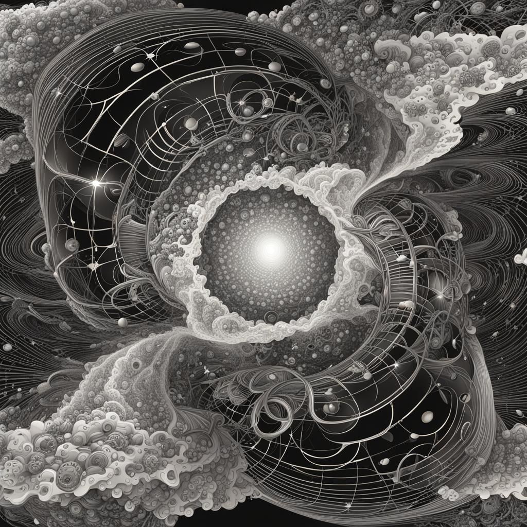 Abstract Fractal: Infinite Worlds Within an Atom