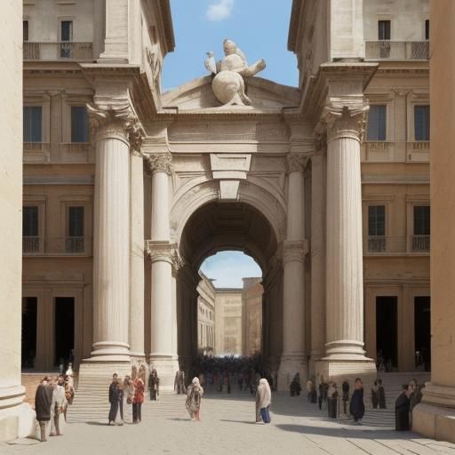 Grand Roman Market Entrance