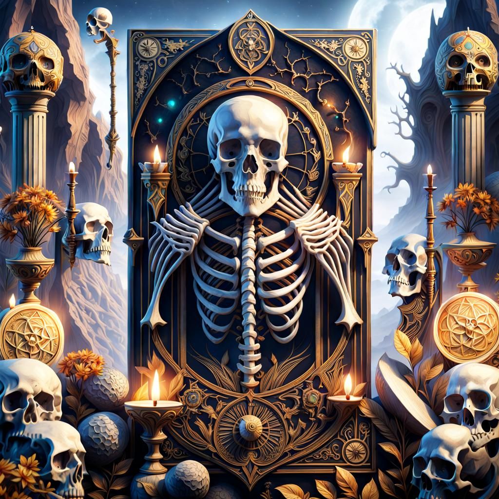 Death (XIII) ,  the 13th trump or Major Arcana card. Here it  is almost bringing death to life