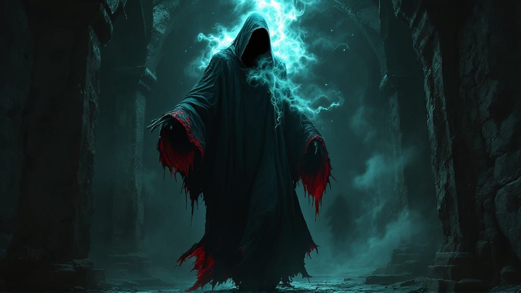 Crypt Phantom in Haunting Photorealism