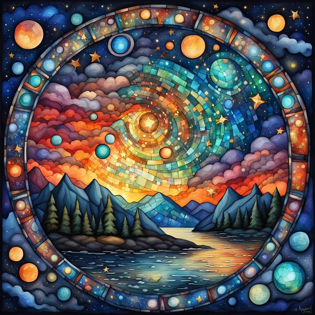 Celestial Sunset