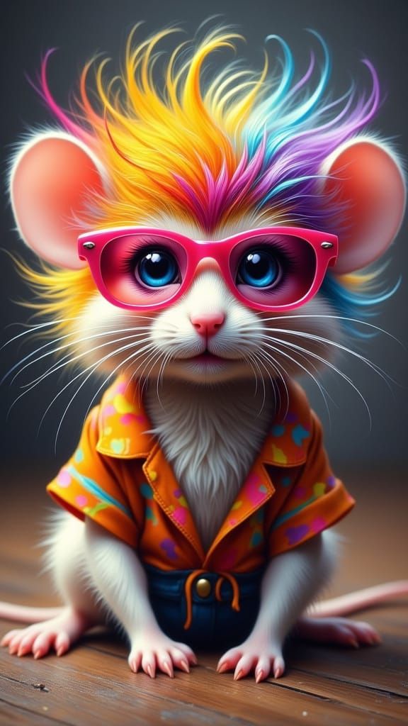 ..mouse with poor eyes