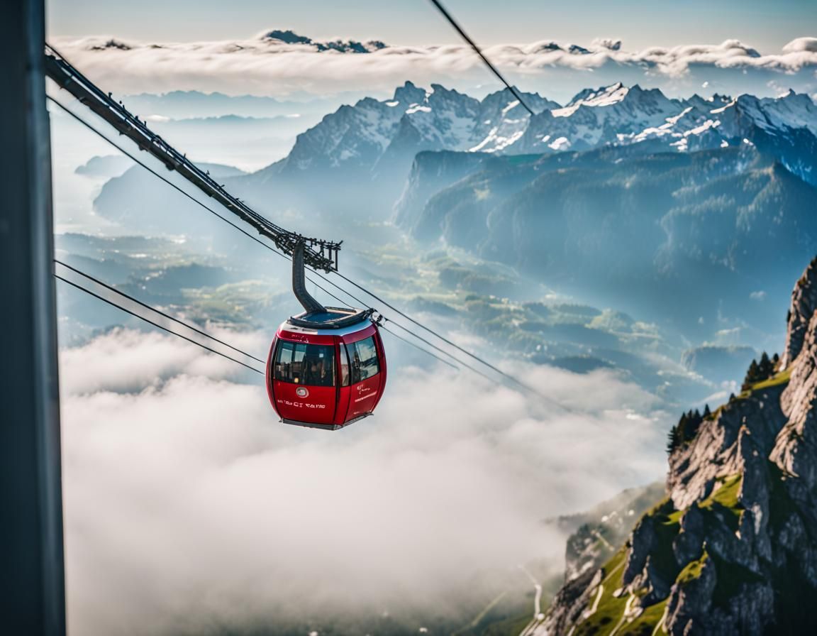 Mount Pilatus Aerial Cableway: Professional Photography