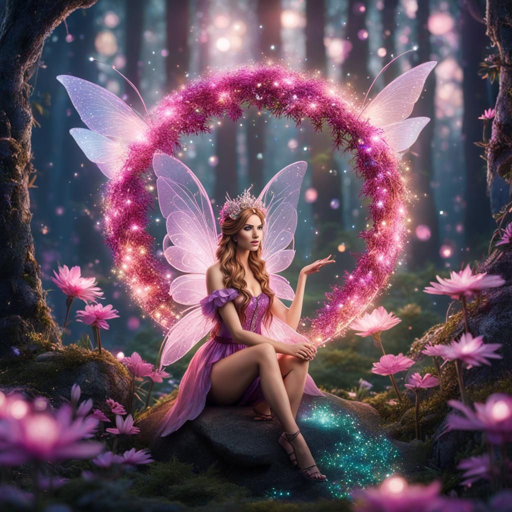 Glittering Fairy in Starry Fairy Village