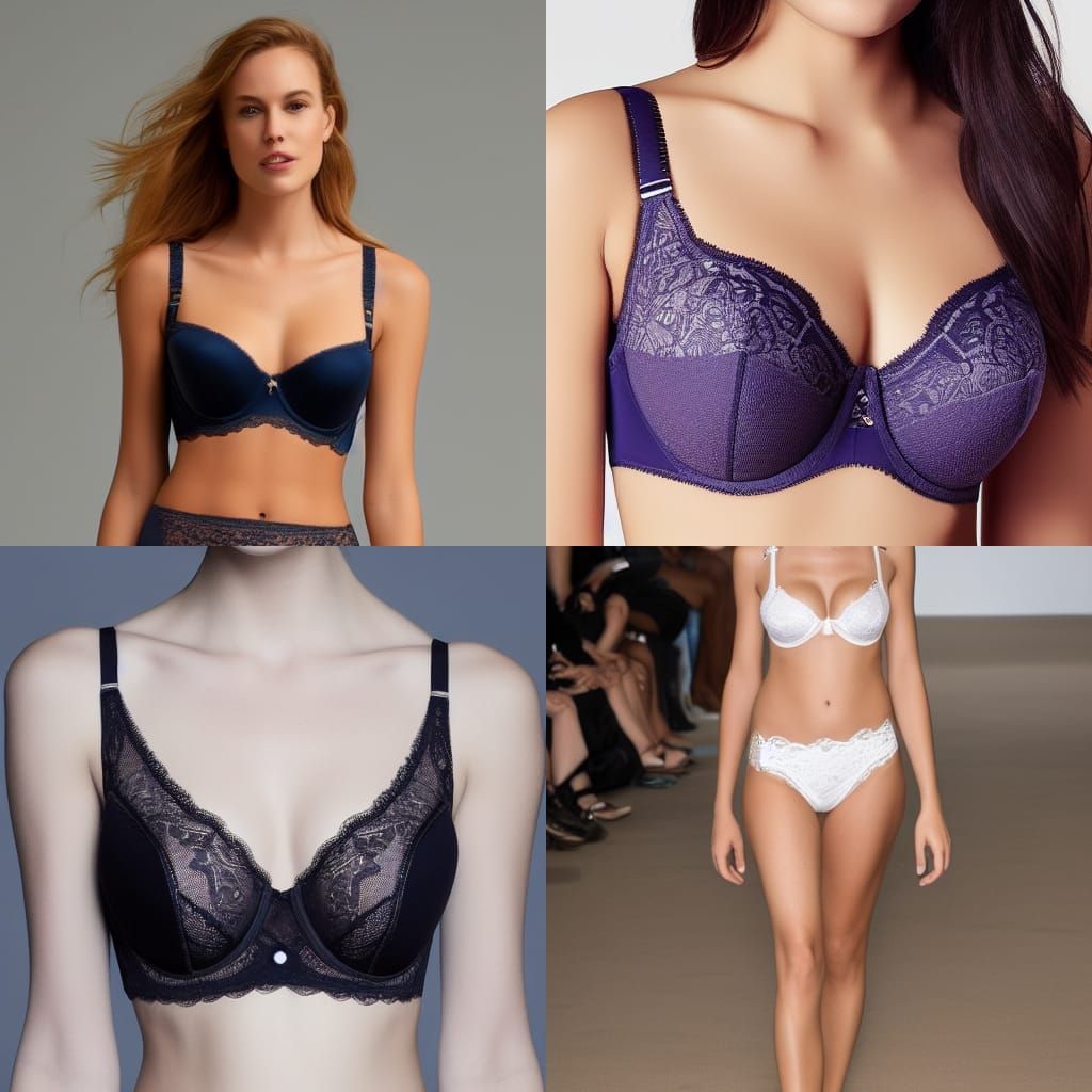 Simple AI-Generated Bra Image