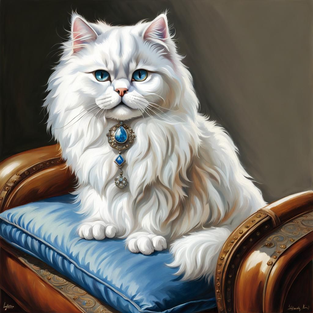 White Persian Cat