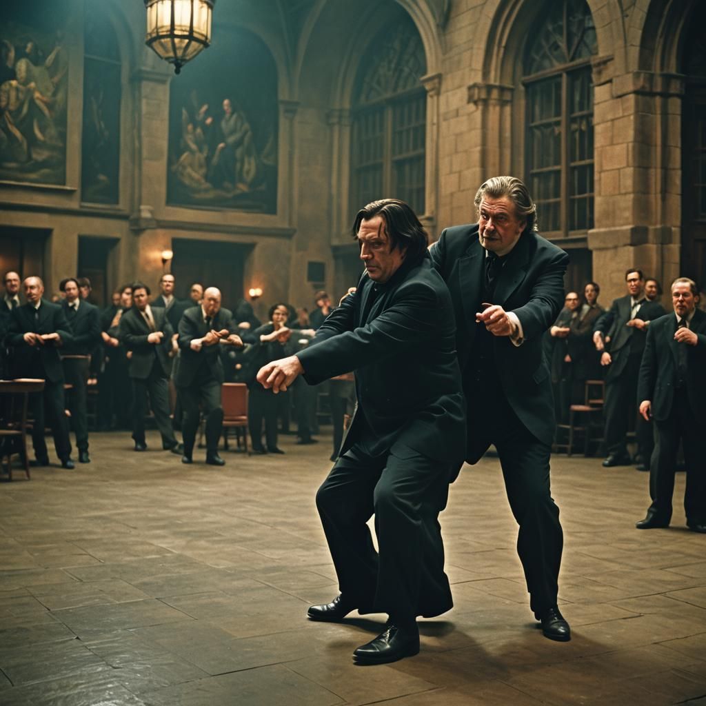 Alan Rickman invited Alec Baldwin to dance with him in hogwarts over the holidays to make fellow staff members and frien...