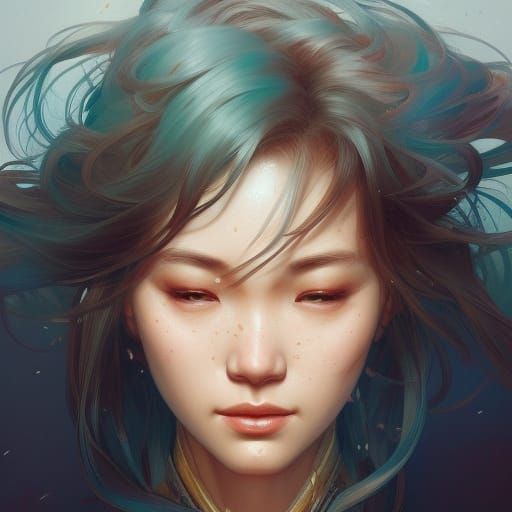 Detailed Portrait with Dynamic Lighting
