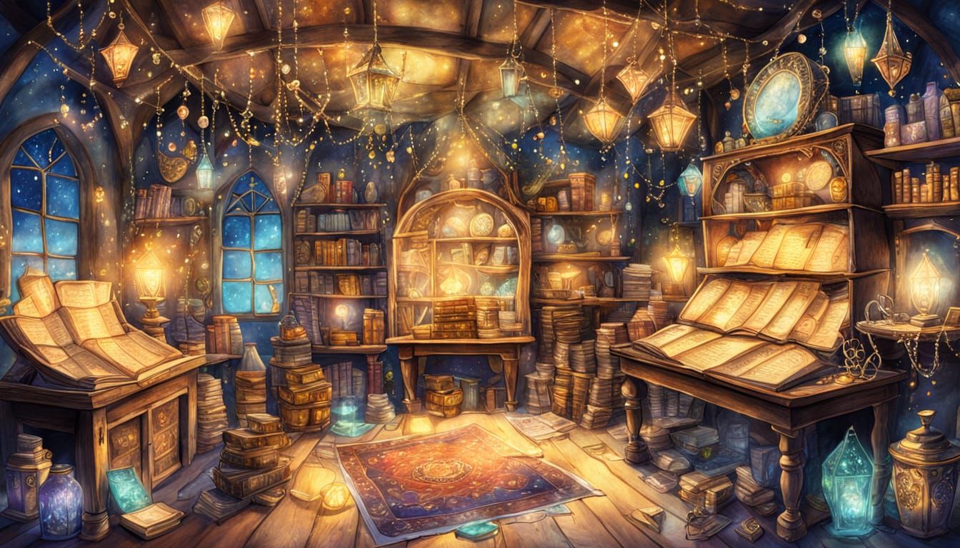 Whimsical Treasure Trove in Grandma's Attic