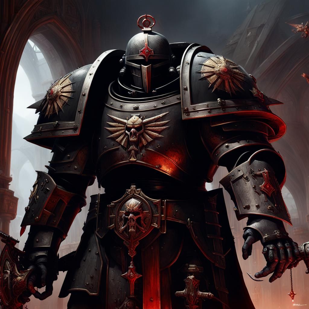 Warhammer Black Templars: Dark Fantasy Concept Art