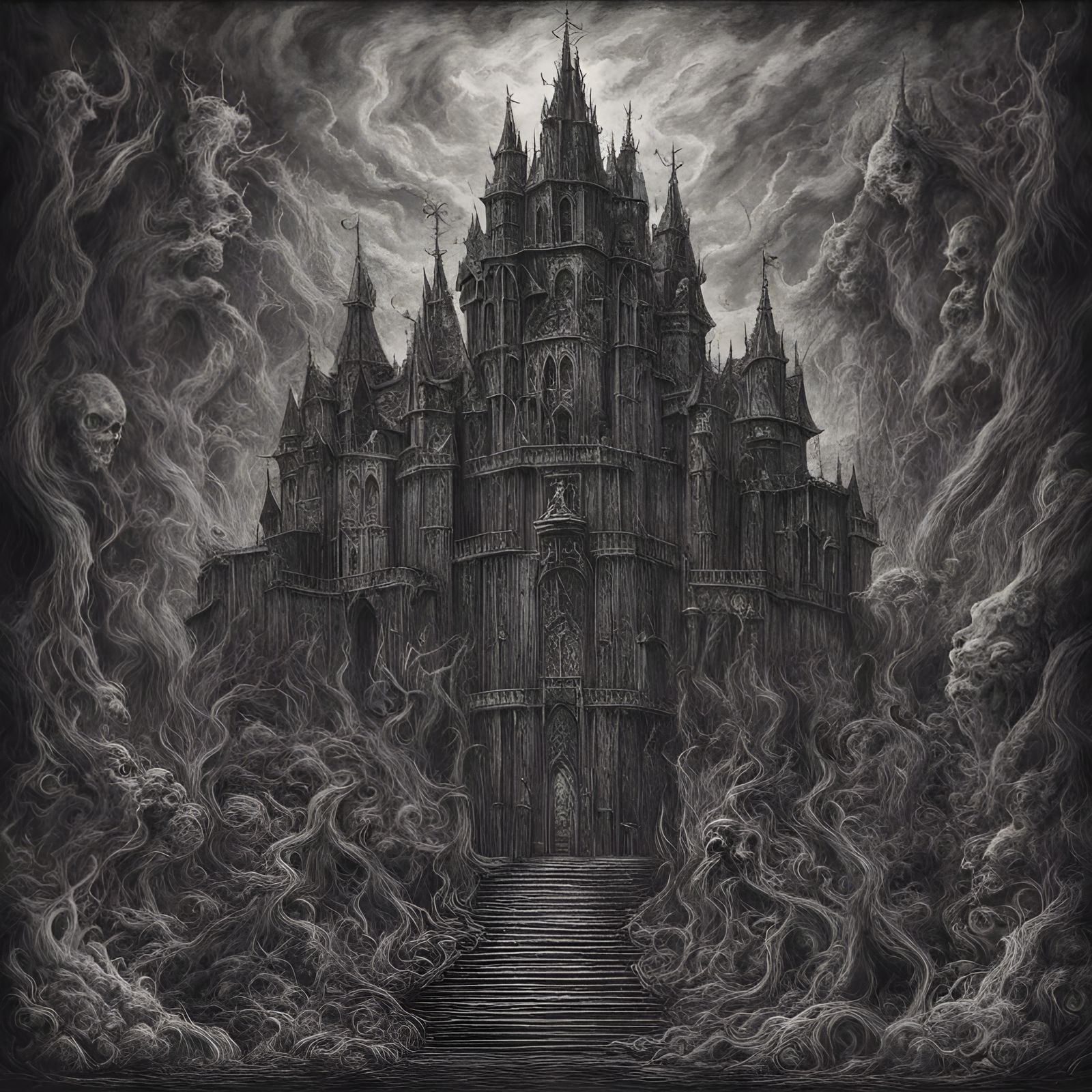 Demonic Medieval Castle Mammon: Black Metal Horror