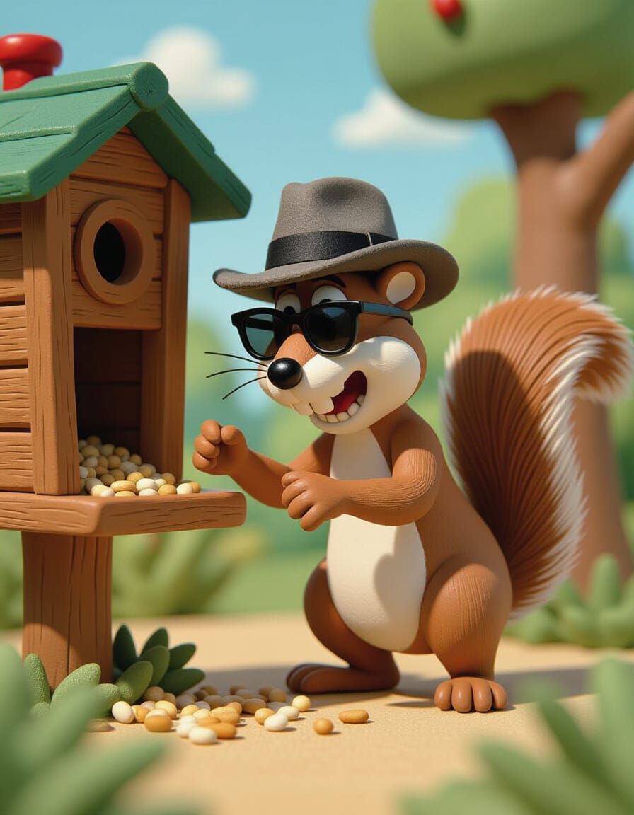 Squirrel Spy: Whimsical Claymation Heist