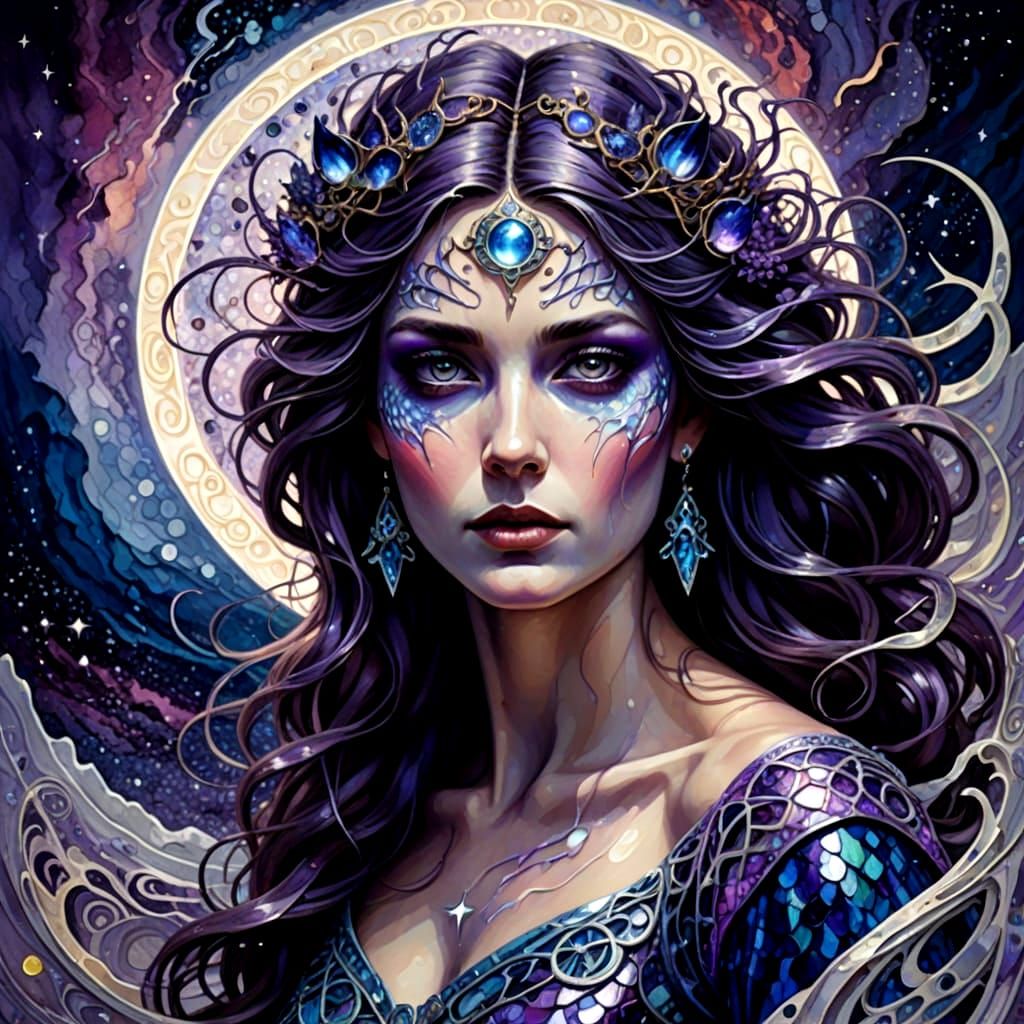 RAN - Meeres- und Totengöttin - römisch: Pluto - Herrscherin Sternzeichen Skorpion - Germanen, Deutschland - Vikings, Sc...