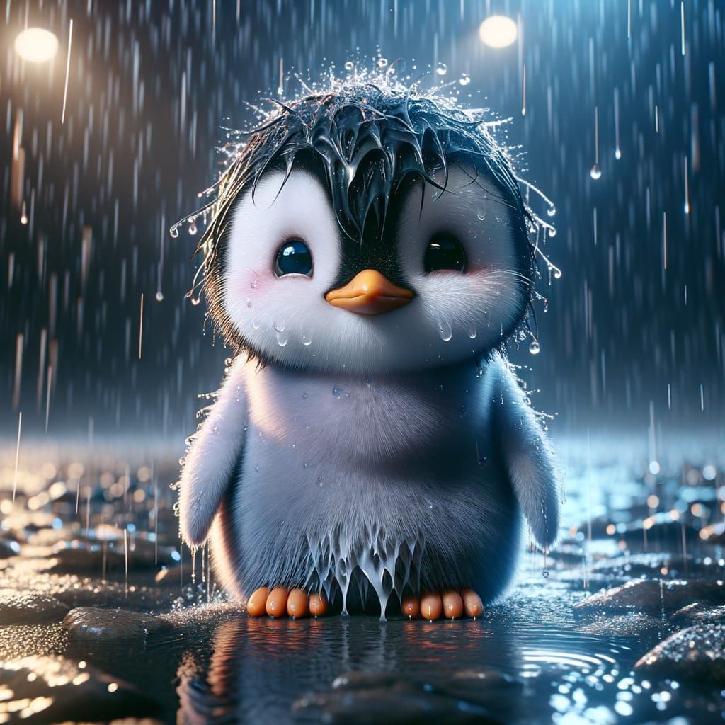 Rainy Penguin