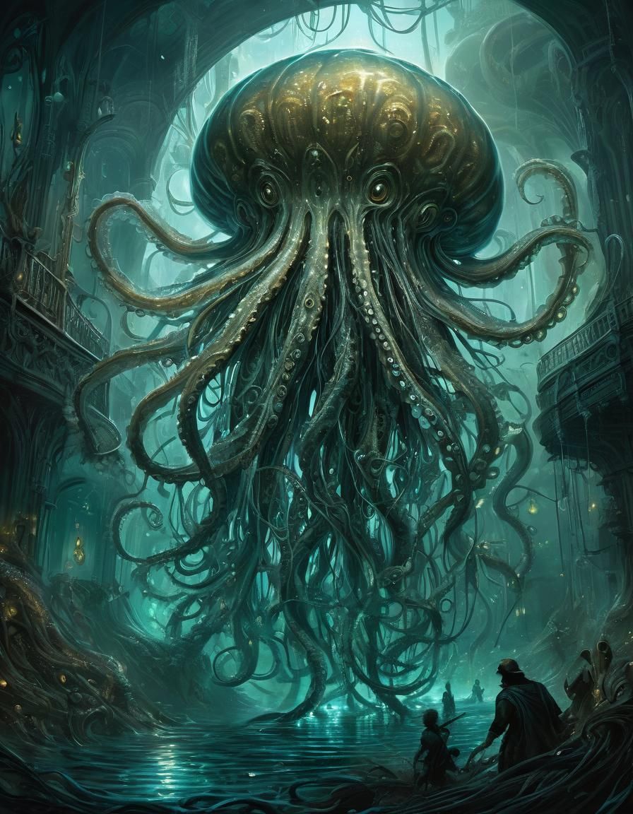 Epic Tentacles and Tendrils in Horror Style