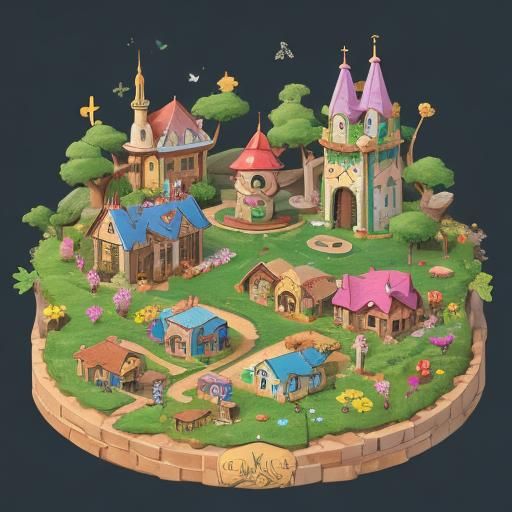 Enchanting Fairy Town