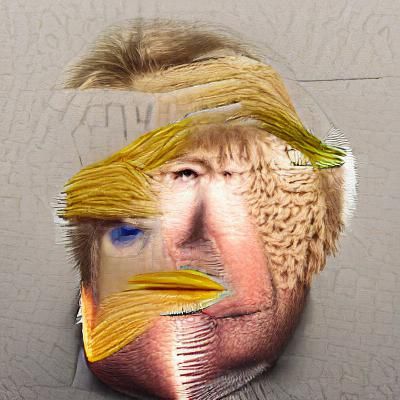 Portrait of Donald Trump