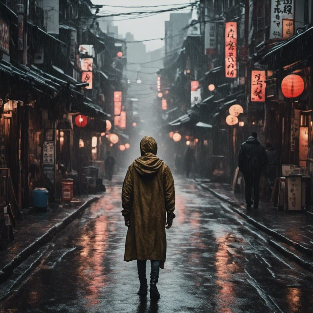 Dune Fashion in Osaka, Hyperrealistic Pastel Art