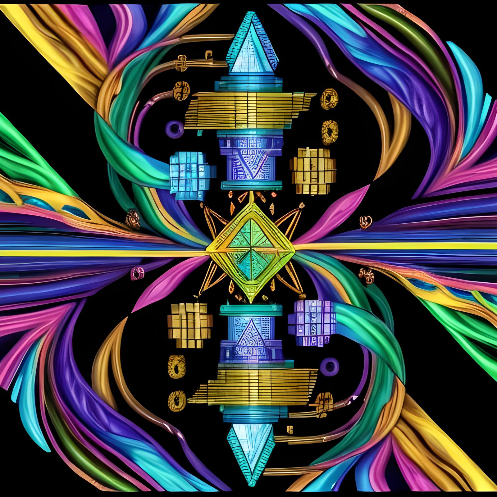 Bismuth Crystals Unveil Intricate Patterns in Nature