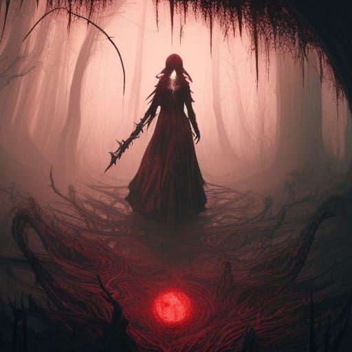 Bloodborne Hunter in Italian Futurism Style