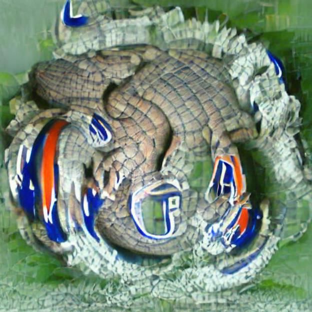 Dynamic Florida Gators Mascot Illustration