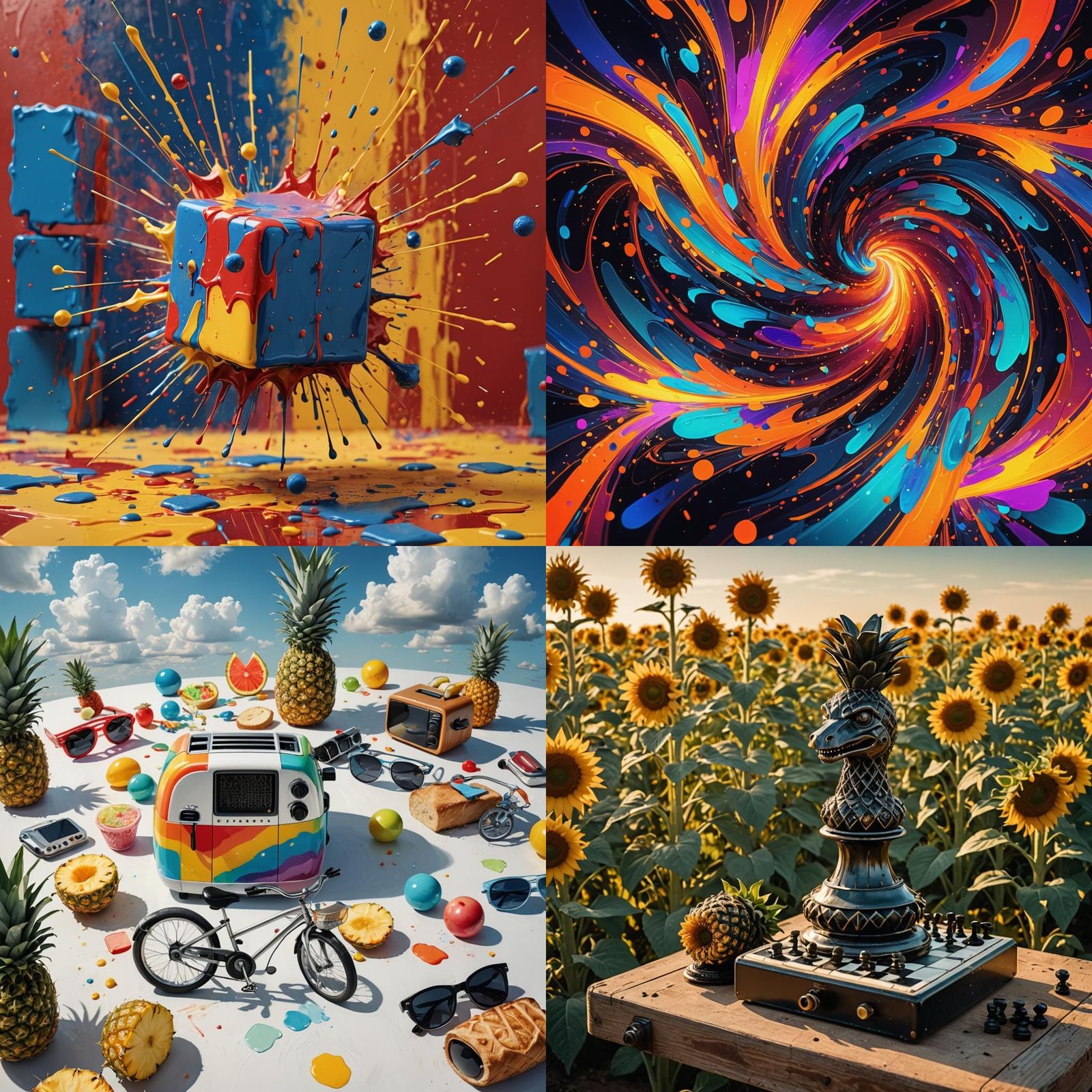 Abstract AI-Generated Image with No Theme