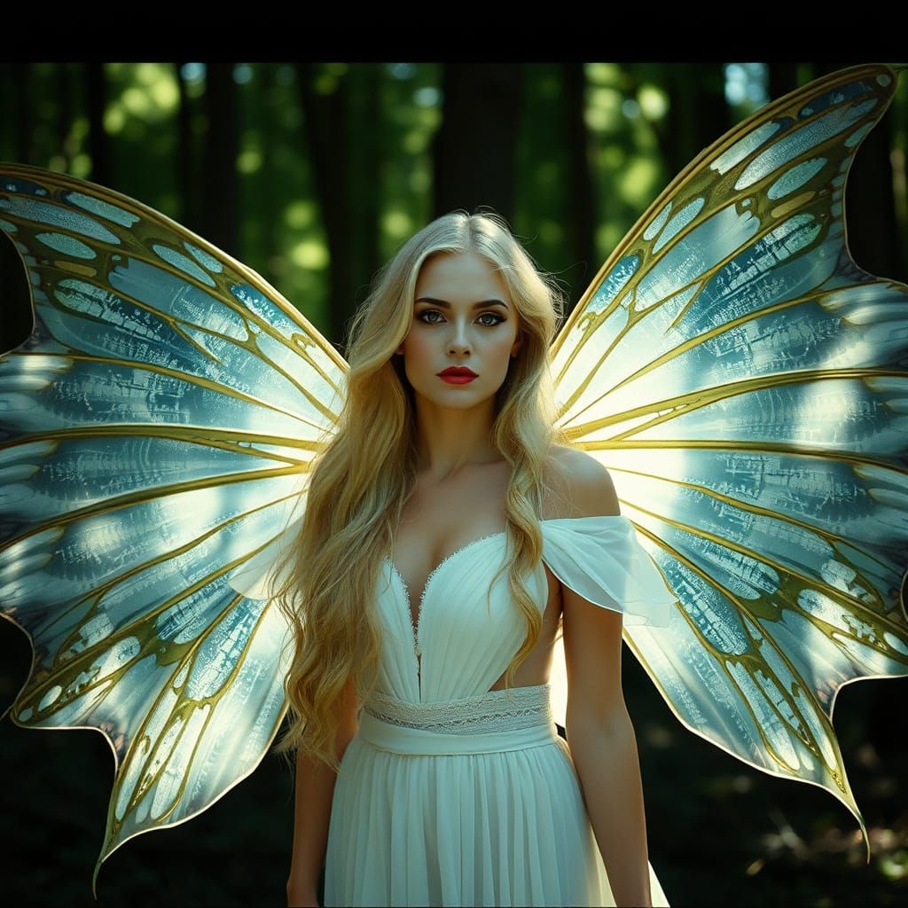 Goddess in Enchanted Forest