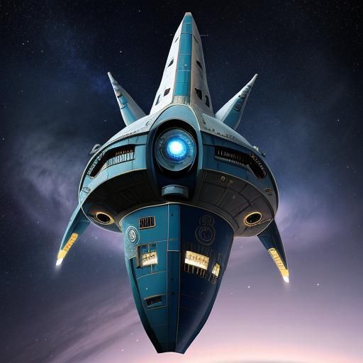 Lexx Spacecraft Illustration