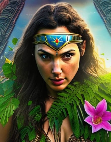 Gal Gadot as Aztec Jungle Goddess