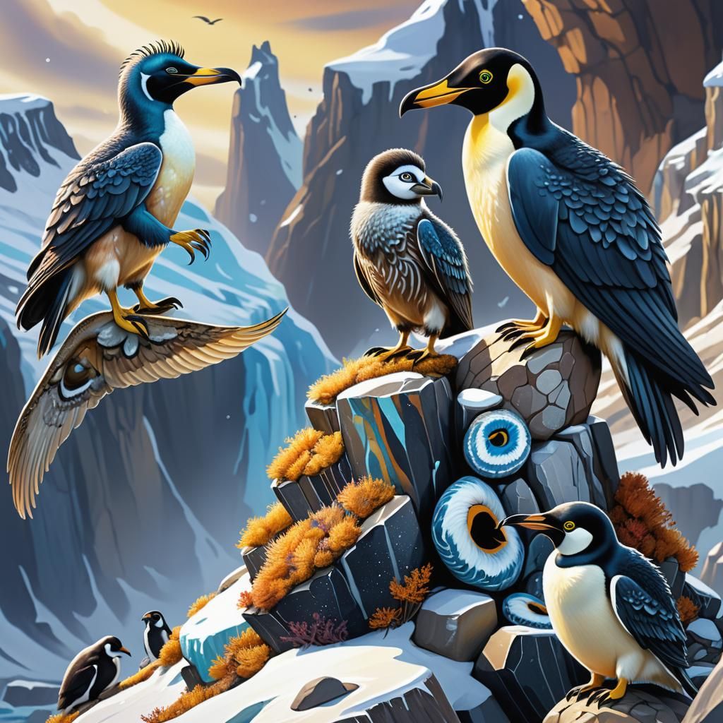 Alien World: Nautiloid Archaeopteryx in Speculative Evolutio...