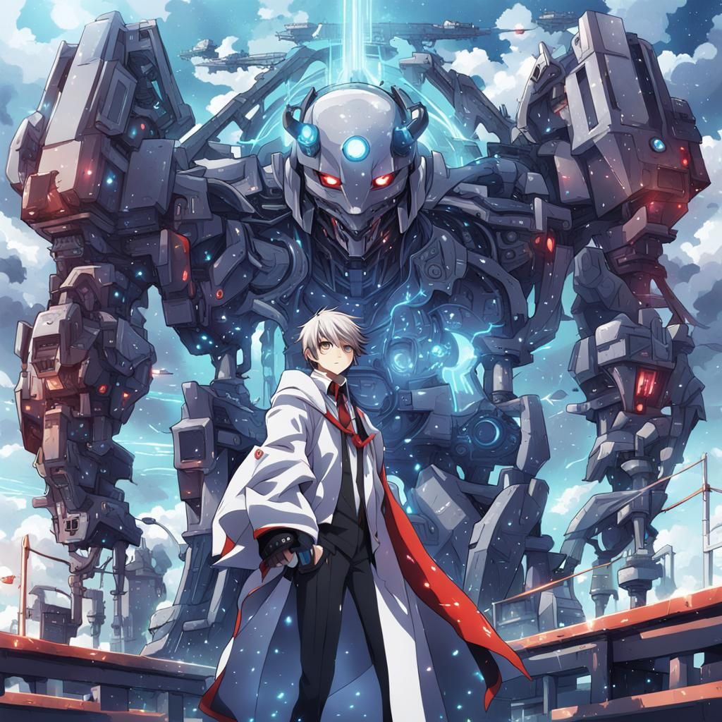 Evil AI in Anime Style Key Visual