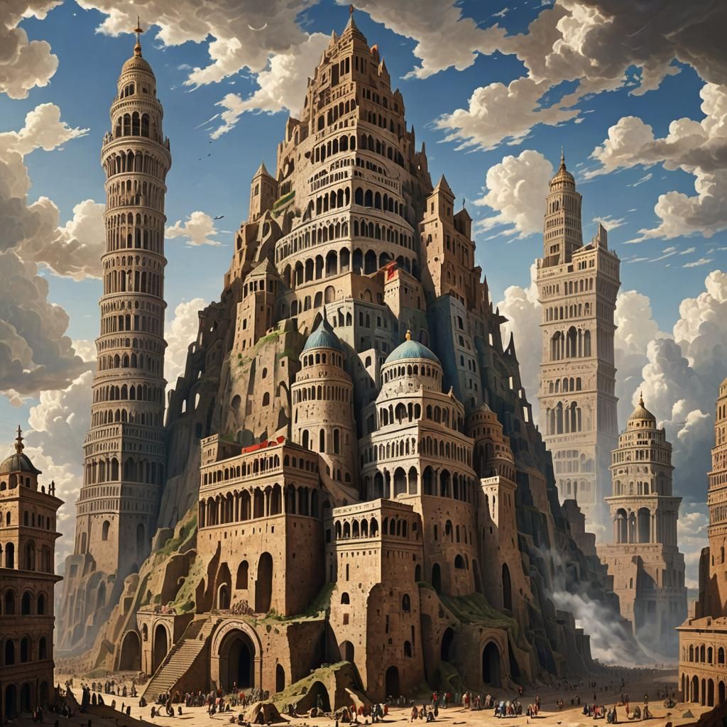 Tower of Babel: Ancient Architectural Monument