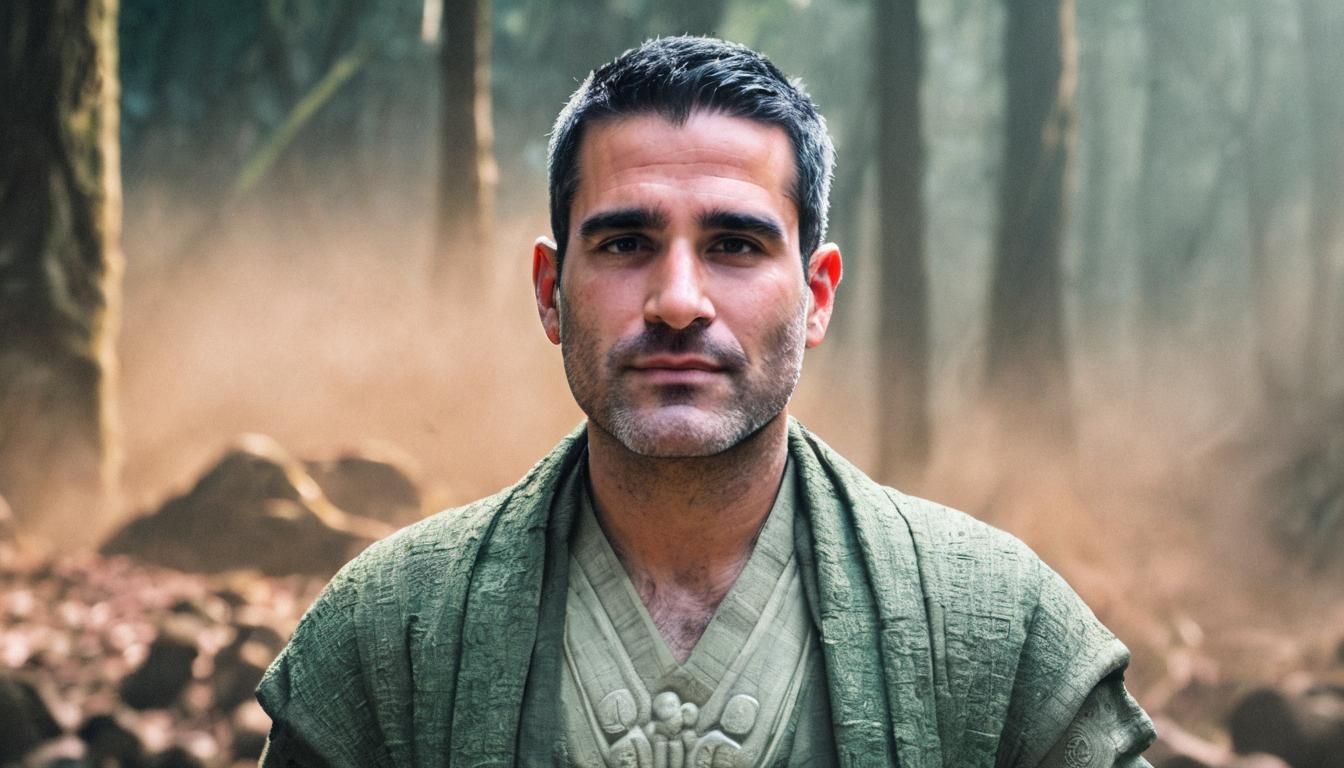 Meditating Stone Buddha in Overgrown Jungle