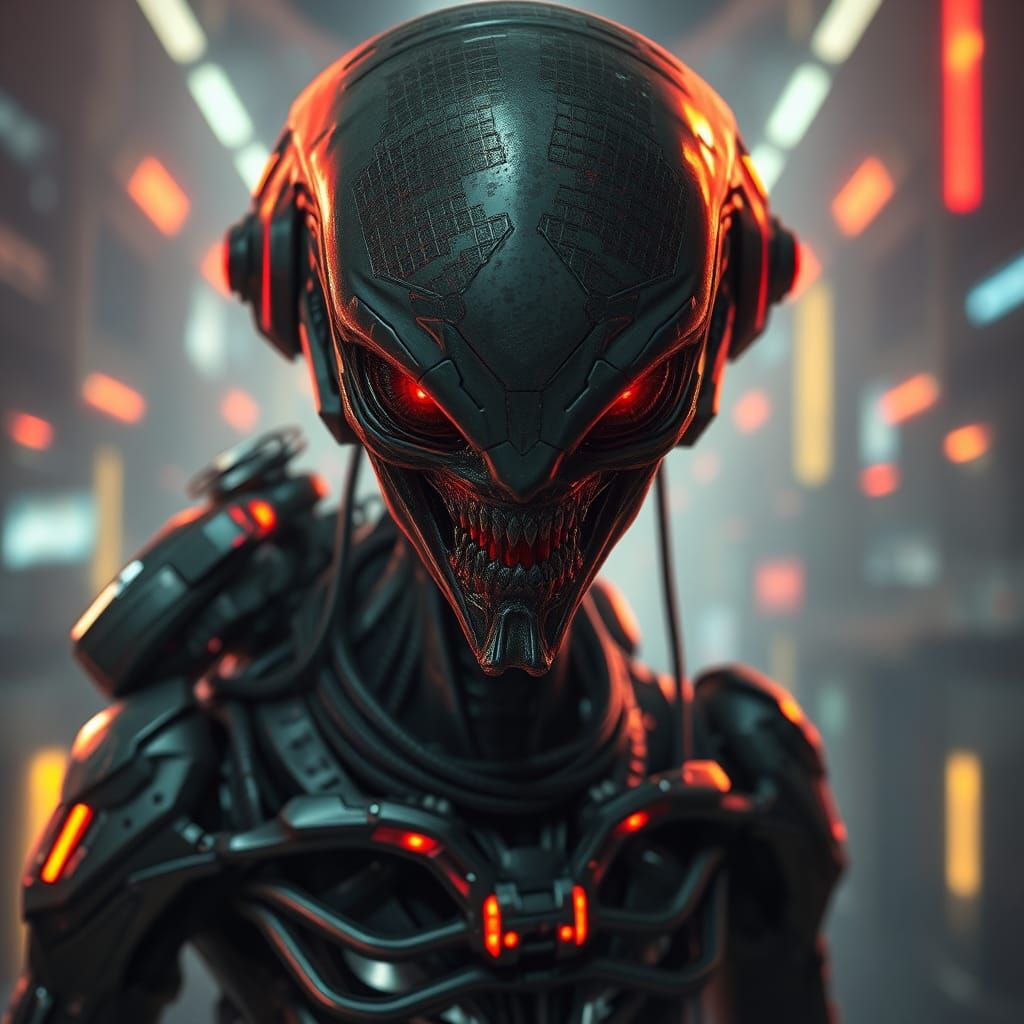 Cyberpunk Alien