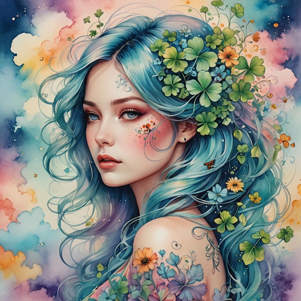 She's daydreamer with head high up in the clouds