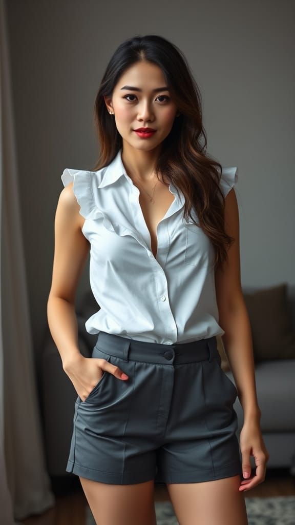 Vietnamese Woman in Fitness Mode