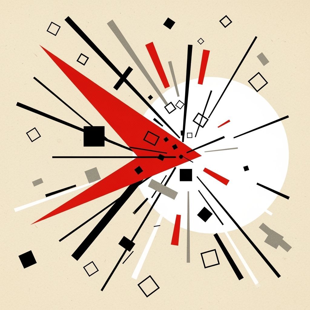 Soviet Constructivist Propaganda Poster in El Lissitzky Styl...