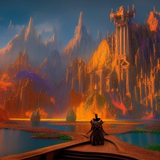 El Dorado: Detailed Matte Painting in Deep Color