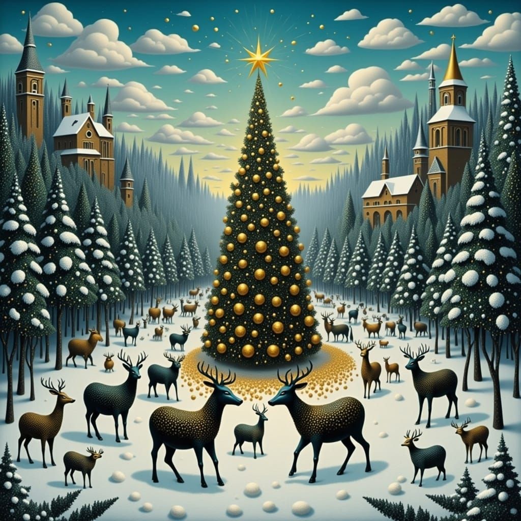 Enchanting Winter Wonderland Scene