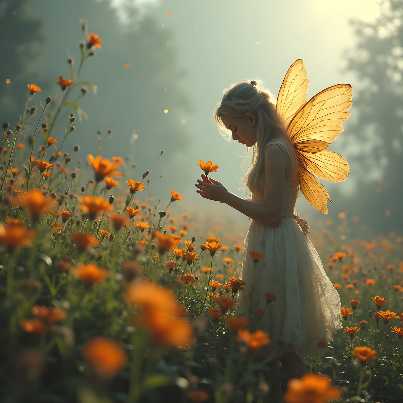 Post Apocalyptic Fairy in Geodesic Dome Sanctuary