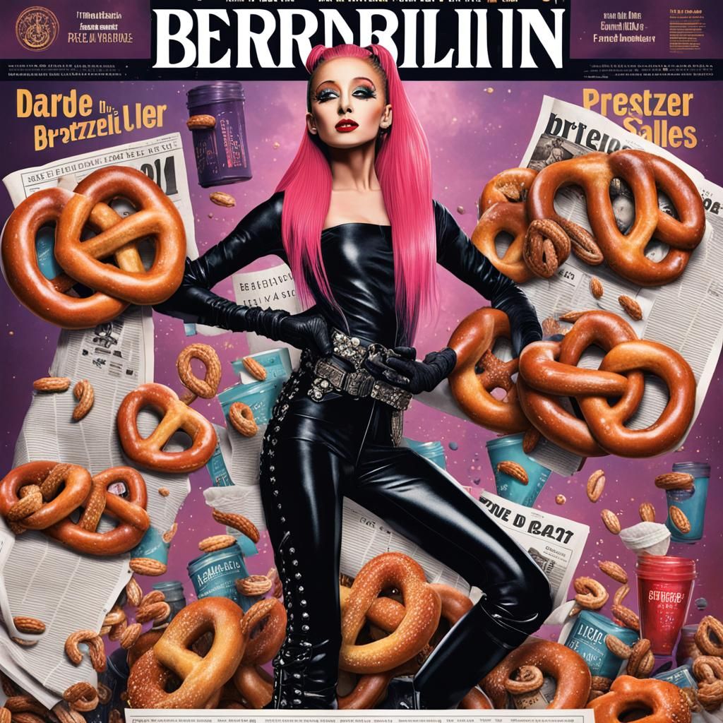 Berliner Newspaper Front Page: Pretzel Sales Headline